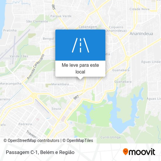 Passagem C-1 mapa