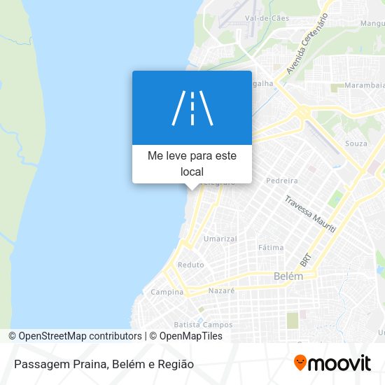 Passagem Praina mapa