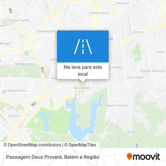 Passagem Deus Proverá mapa