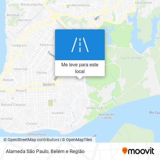 Alameda São Paulo mapa