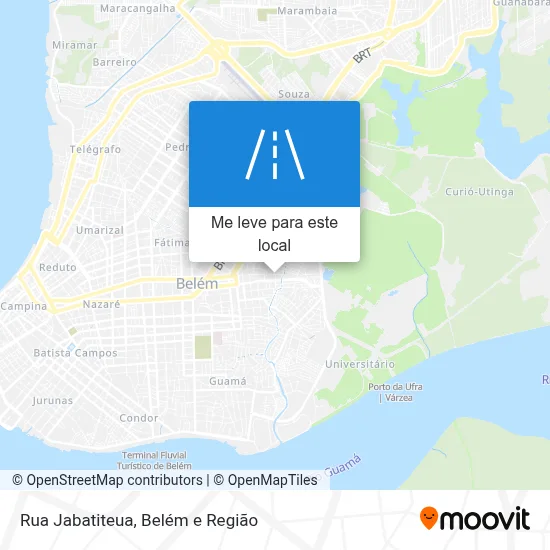 Rua Jabatiteua mapa