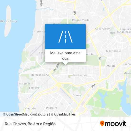 Rua Chaves mapa