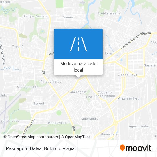 Passagem Dalva mapa