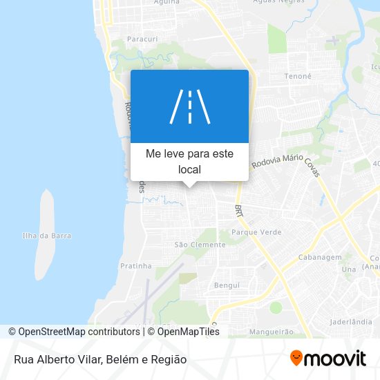 Rua Alberto Vilar mapa