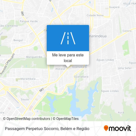 Passagem Perpetuo Socorro mapa