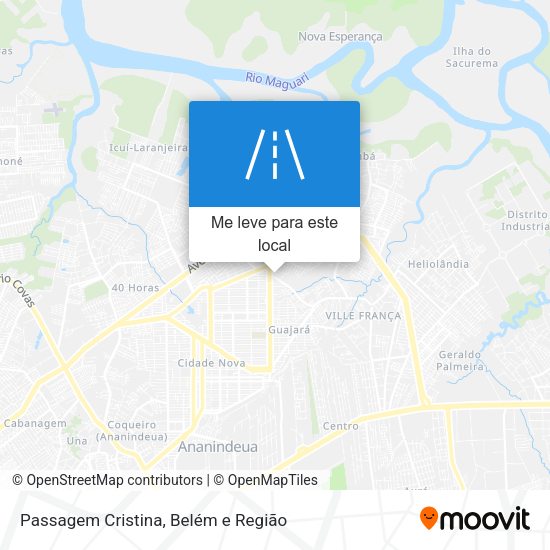 Passagem Cristina mapa