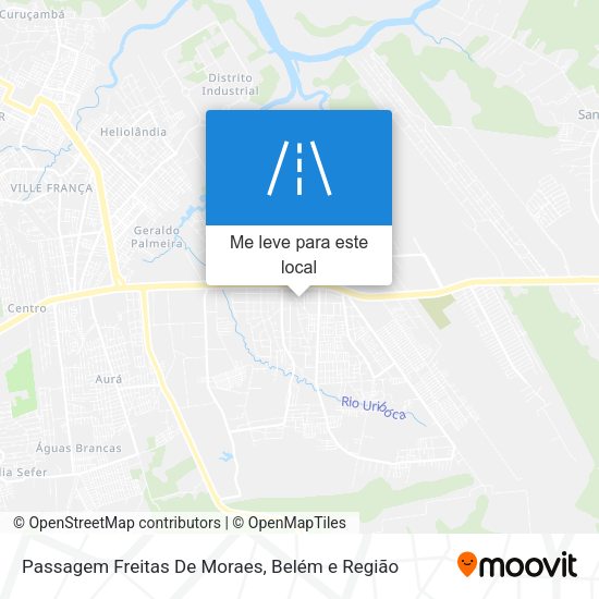 Passagem Freitas De Moraes mapa