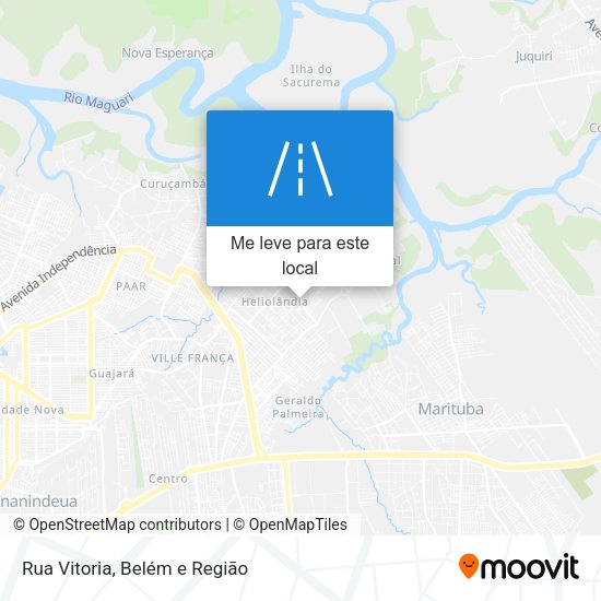 Rua Vitoria mapa
