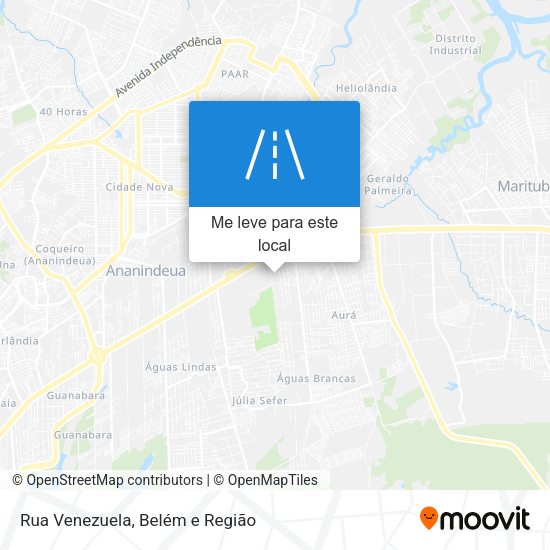 Rua Venezuela mapa
