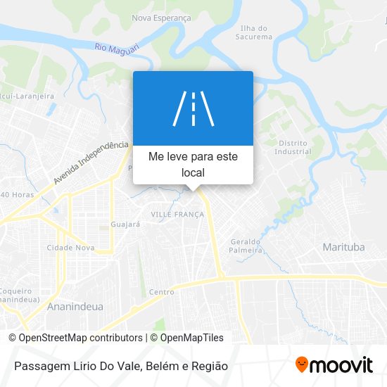 Passagem Lirio Do Vale mapa