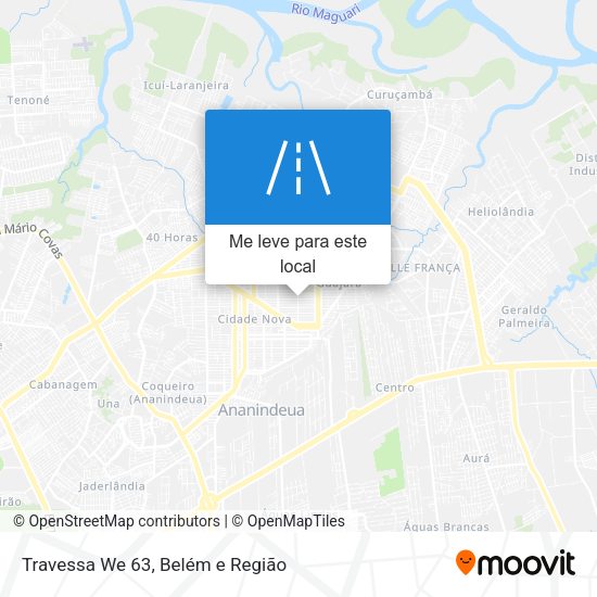 Travessa We 63 mapa