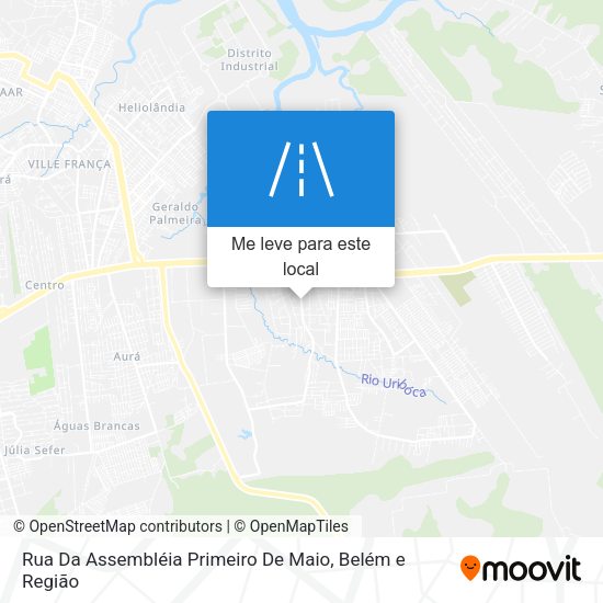 Rua Da Assembléia Primeiro De Maio mapa