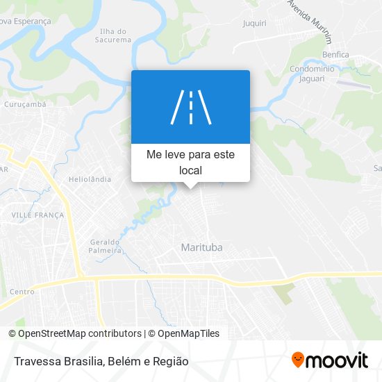 Travessa Brasilia mapa