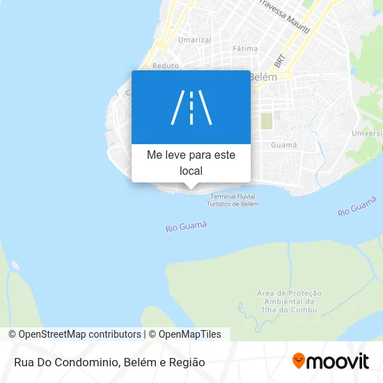 Rua Do Condominio mapa