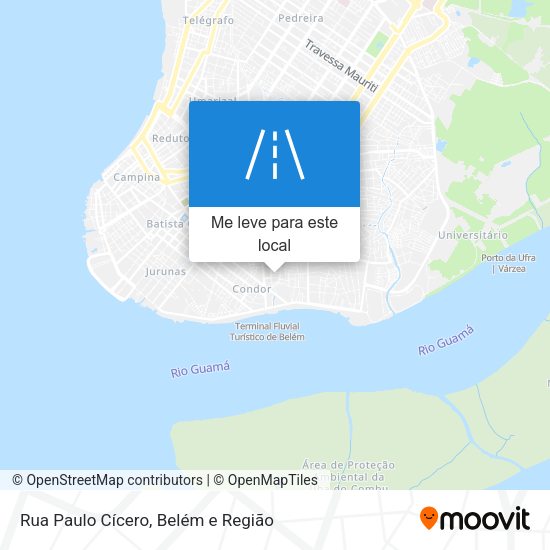 Rua Paulo Cícero mapa
