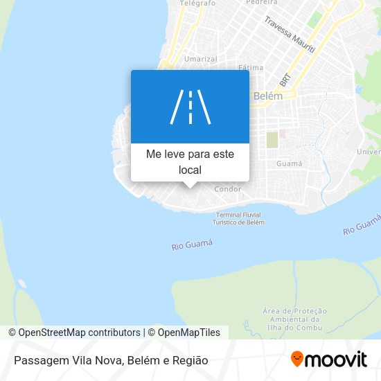 Passagem Vila Nova mapa