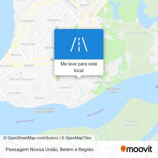 Passagem Nossa União mapa