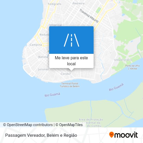Passagem Vereador mapa