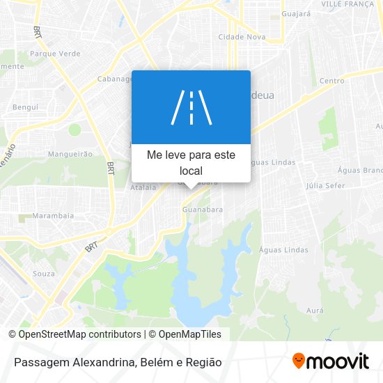 Passagem Alexandrina mapa