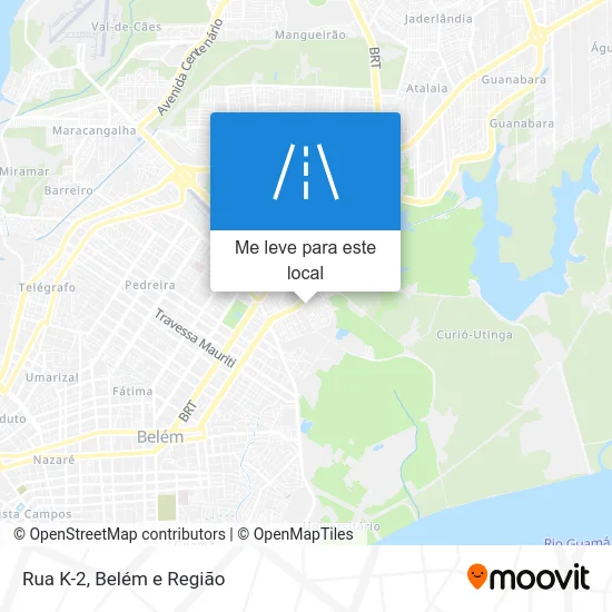 Rua K-2 mapa