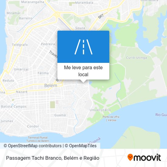 Passagem Tachi Branco mapa