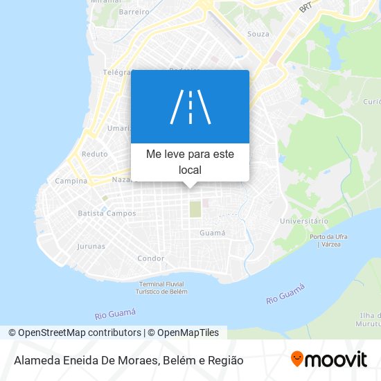 Alameda Eneida De Moraes mapa