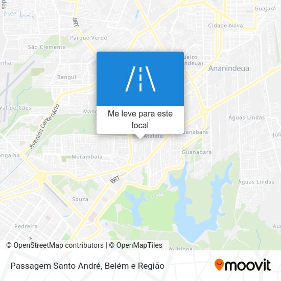 Passagem Santo André mapa
