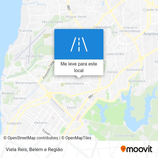 Viela Reis mapa