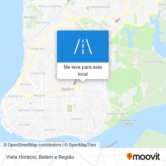 Viela Horácio mapa