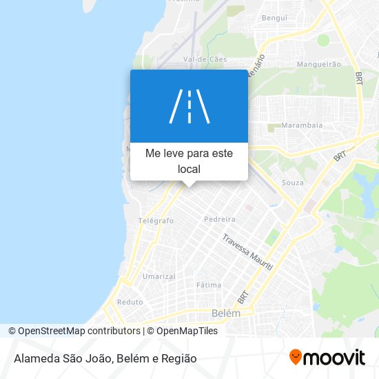 Alameda São João mapa