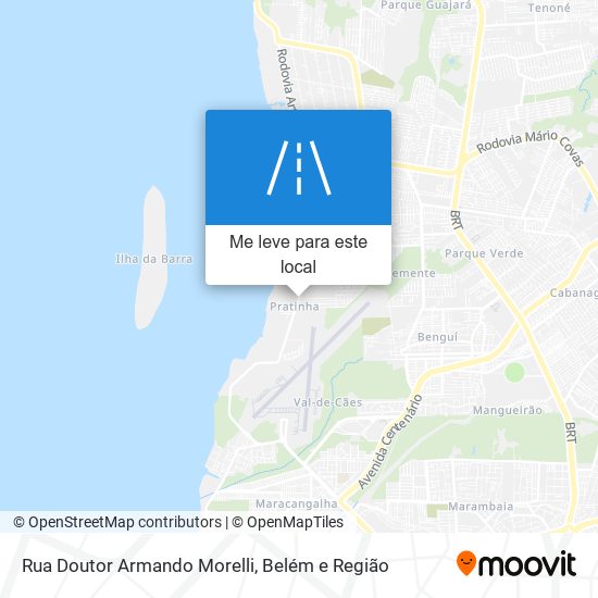 Rua Doutor Armando Morelli mapa