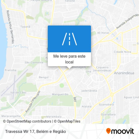 Travessa Wr 17 mapa