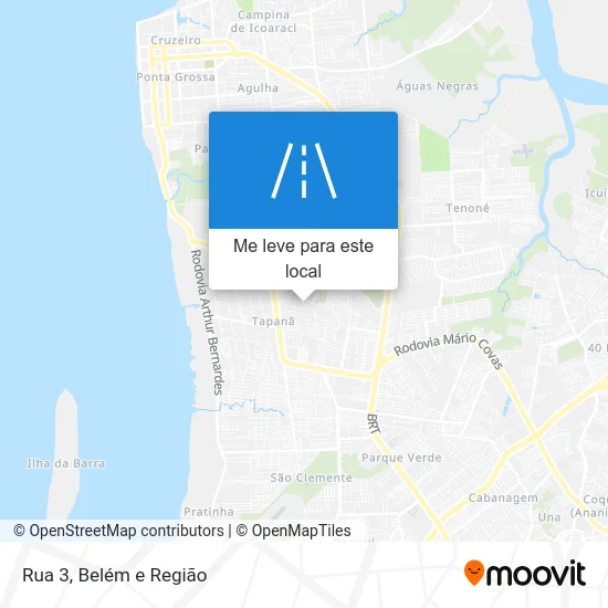 Rua 3 mapa