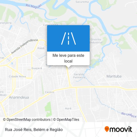 Rua José Reis mapa