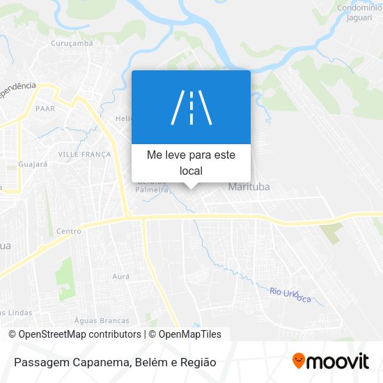Passagem Capanema mapa