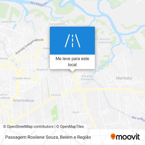 Passagem Rosilene Souza mapa