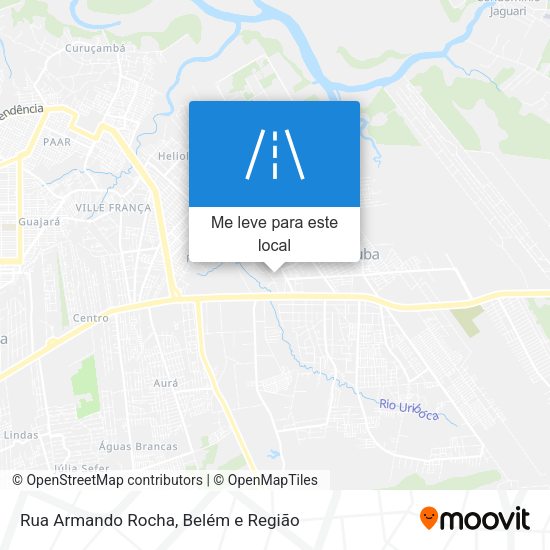 Rua Armando Rocha mapa