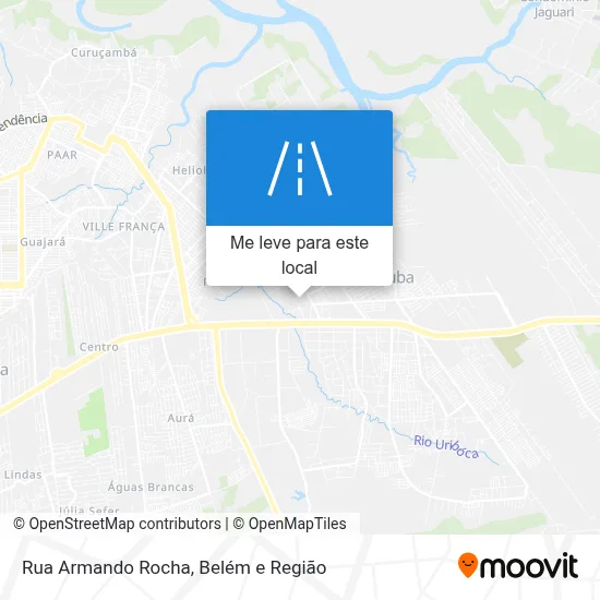 Rua Armando Rocha mapa