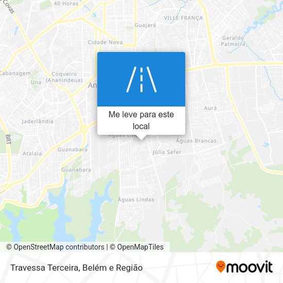 Travessa Terceira mapa