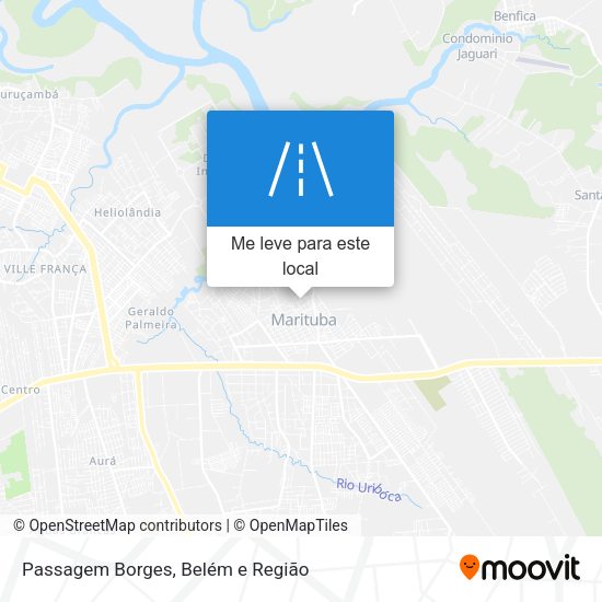 Passagem Borges mapa