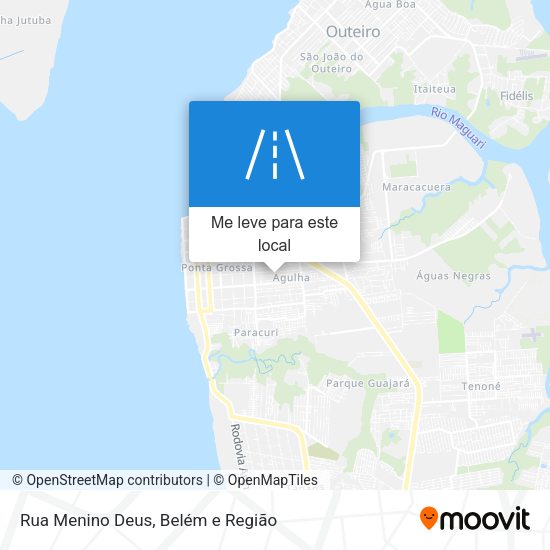 Rua Menino Deus mapa
