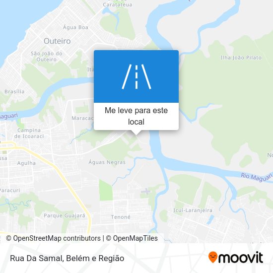Rua Da Samal mapa