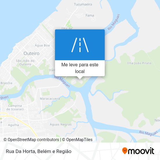 Rua Da Horta mapa