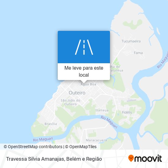 Travessa Silvia Amanajas mapa