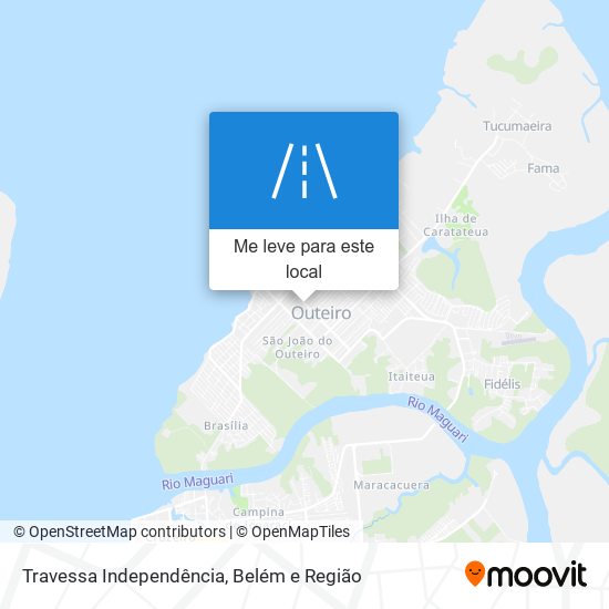 Travessa Independência mapa