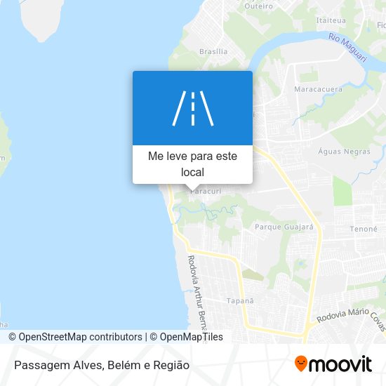 Passagem Alves mapa