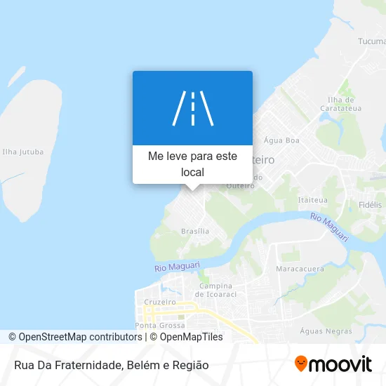 Rua Da Fraternidade mapa