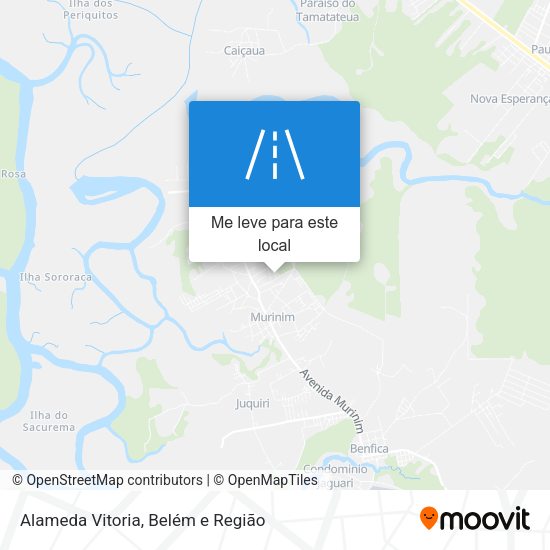 Alameda Vitoria mapa