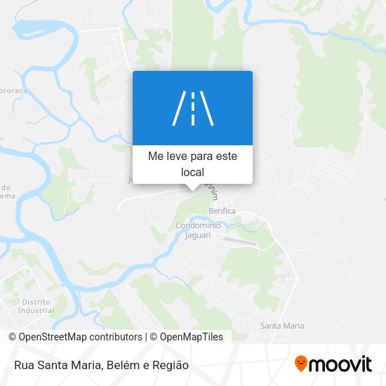 Rua Santa Maria mapa