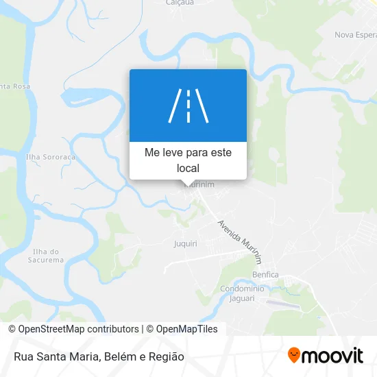 Rua Santa Maria mapa